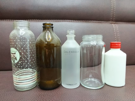 1-6 Colors Bottle Screen Printer With IR Curing For Glass Bottle 40pcs/Min