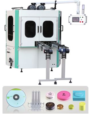 2-Color Fully Automatic UV Screen Printing Machine for bottle caps