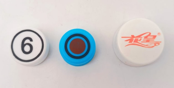 Plastic Bottle Caps Printing Machine With 2-4 Colors Perfect Color Printing And Detachable Console For Easy Operation