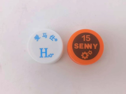 High Speed 2 Color Bottle Caps Printing Machine with Plasma Treatment LED-UV Curing and Inspection