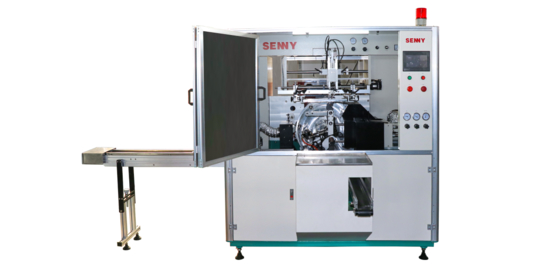 8 Рабочая станция 1 Цветовая полностью автоматическая печатная печать для шприца / карандаша для бровей