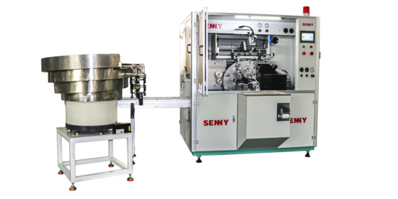 8 Рабочая станция 1 Цветовая полностью автоматическая печатная печать для шприца / карандаша для бровей