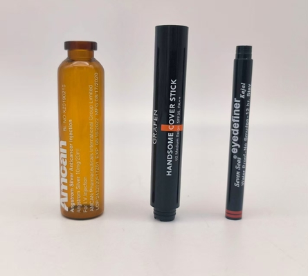 8 Рабочая станция 1 Цветовая полностью автоматическая печатная печать для шприца / карандаша для бровей