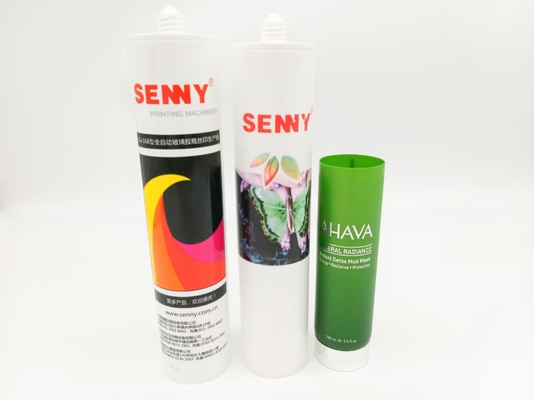 Двухцветная автоматическая УФ-печатная машина для мягких туб с ЧПУ, 80 шт/мин