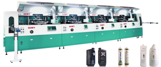 1-8 Цветная автоматическая УФ-машина для печати на бутылках 85 шт/мин SL1688