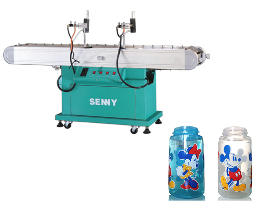 100 Вт 50 шт/мин Обработка пламенем Полуавтоматическая машина Стабильное вращение бутылки