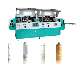 12 Color 5000pcs/Hr Tube Screen Printing Machine 250x200mm For Container