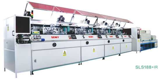 5 оборудование печатания 300x250mm экрана бутылки станции 6000pcs/Hr