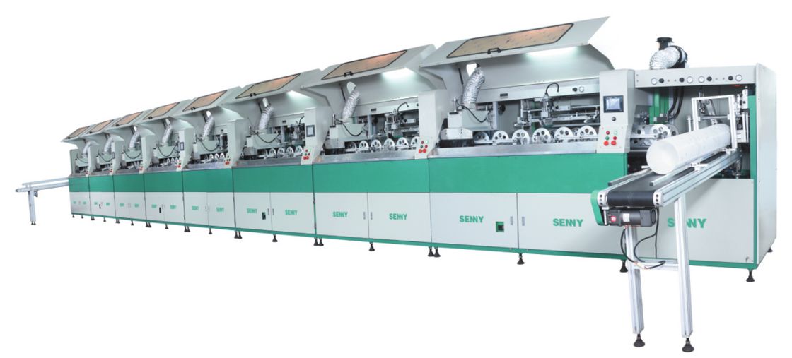 Машина для УФ-трафаретной печати на пластиковых ведрах 1-5 л SL268