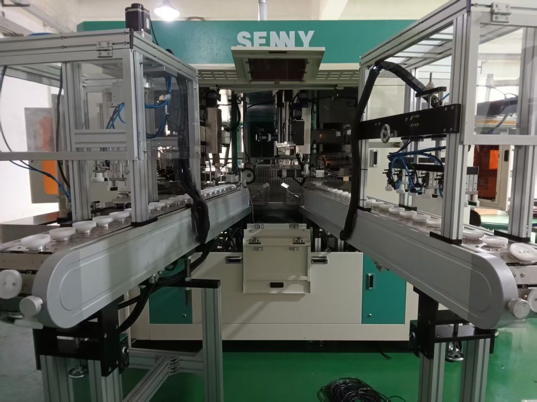 6 цветная полностью автоматическая печатная печать для различных форм бутылок