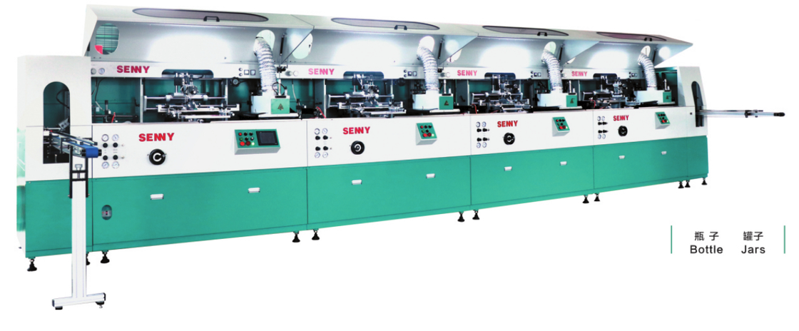 1-8 Color Printing Plastic Bottle Automatic UV Printing Machine 85pcs/Min