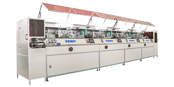 1-8 Color Plastic Bottle Servo-Driven Screen Printer PLC Control System 70pcs/Min