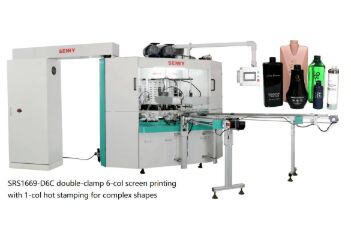 6 станции 25 шт/мин Многоцветная печатная печать на экране