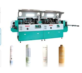 12-цветная туннельная трафаретная печатная машина 5000 шт./ч 250x200 мм для контейнеров